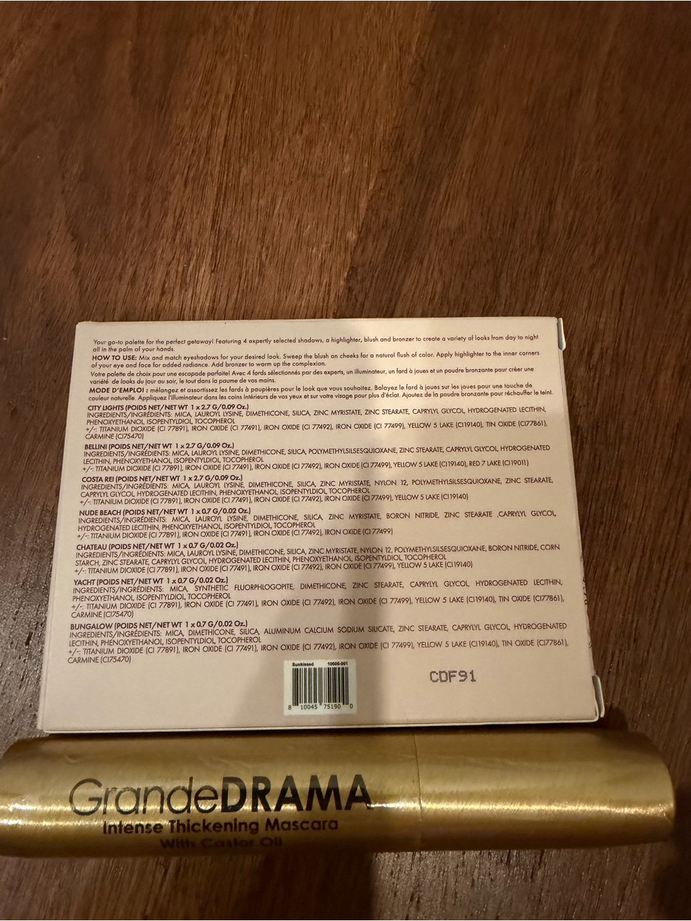 Wander Beauty Sunkissed Eyeshadow Palette — Peach, Gold, Brown, Cream - Picture 3 of 5